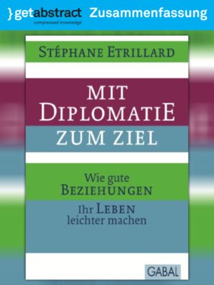 cover image of Mit Diplomatie zum Ziel (Zusammenfassung)